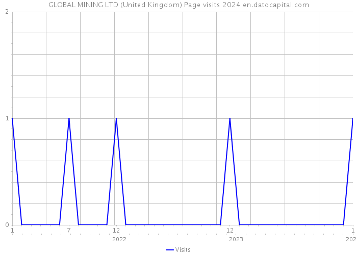 GLOBAL MINING LTD (United Kingdom) Page visits 2024 