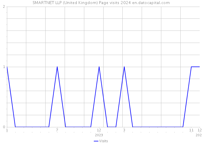 SMARTNET LLP (United Kingdom) Page visits 2024 