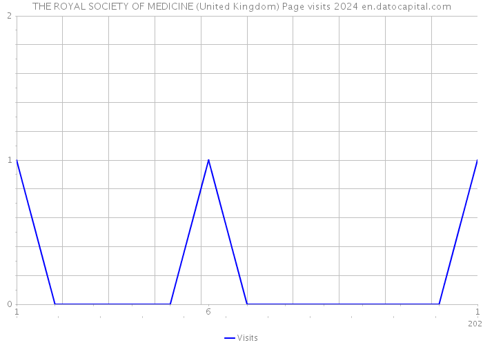 THE ROYAL SOCIETY OF MEDICINE (United Kingdom) Page visits 2024 