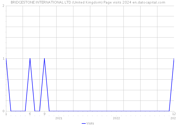 BRIDGESTONE INTERNATIONAL LTD (United Kingdom) Page visits 2024 