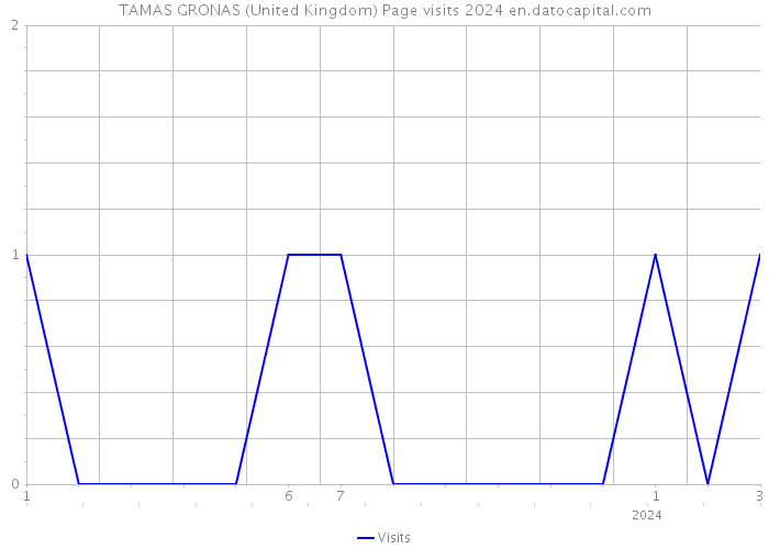 TAMAS GRONAS (United Kingdom) Page visits 2024 