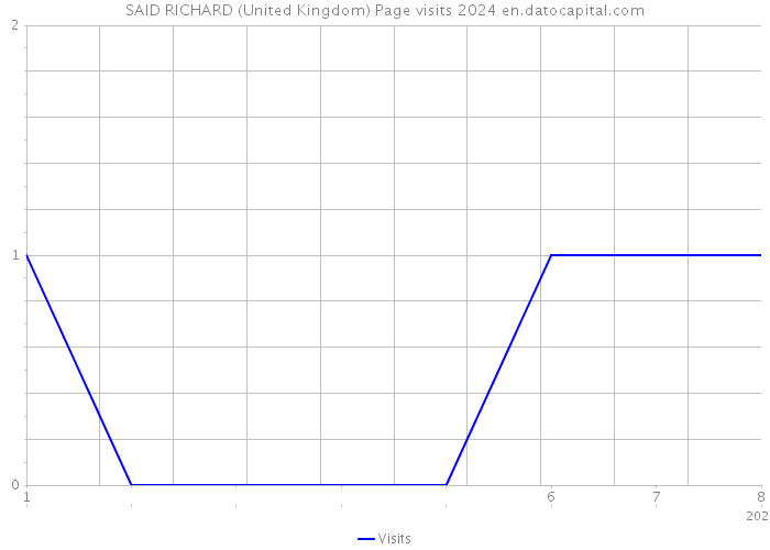 SAID RICHARD (United Kingdom) Page visits 2024 