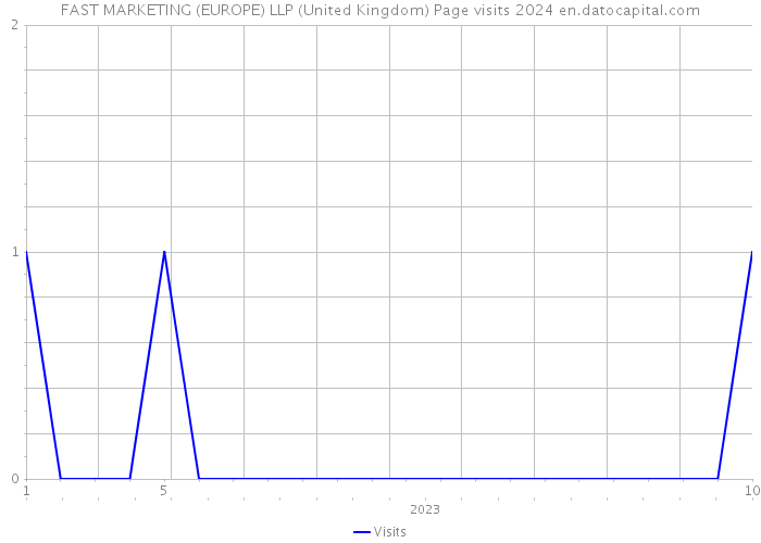 FAST MARKETING (EUROPE) LLP (United Kingdom) Page visits 2024 