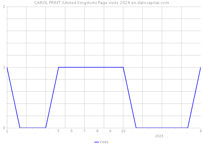 CAROL PRINT (United Kingdom) Page visits 2024 