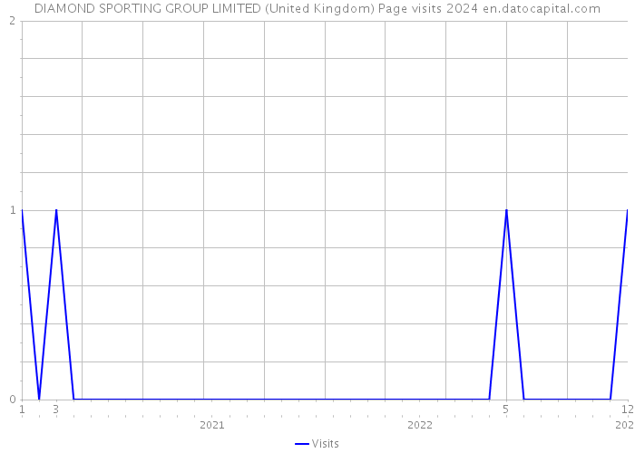 DIAMOND SPORTING GROUP LIMITED (United Kingdom) Page visits 2024 