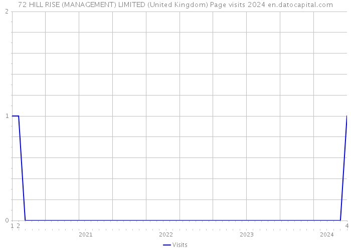 72 HILL RISE (MANAGEMENT) LIMITED (United Kingdom) Page visits 2024 