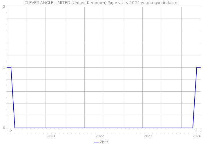 CLEVER ANGLE LIMITED (United Kingdom) Page visits 2024 
