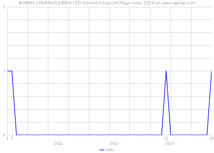BOWHO CHURRASQUEIRA LTD (United Kingdom) Page visits 2024 