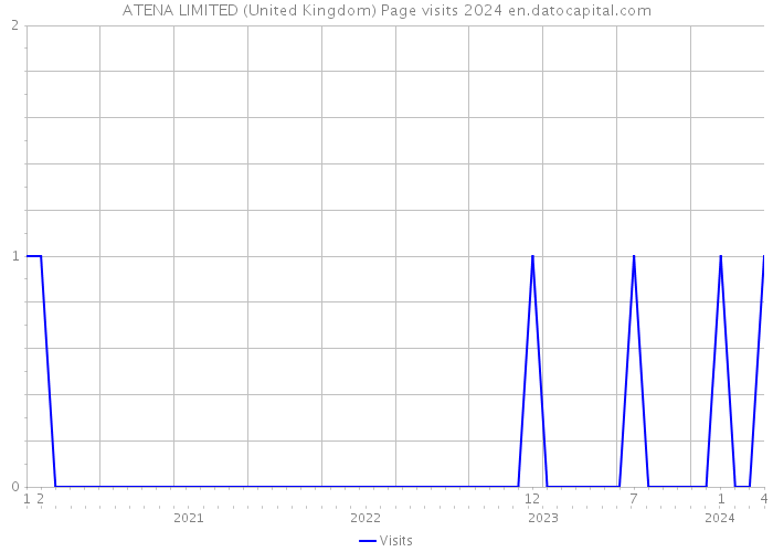 ATENA LIMITED (United Kingdom) Page visits 2024 