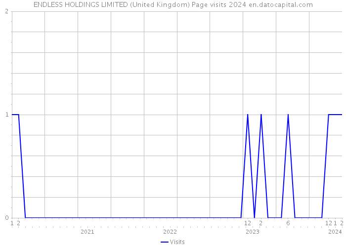 ENDLESS HOLDINGS LIMITED (United Kingdom) Page visits 2024 