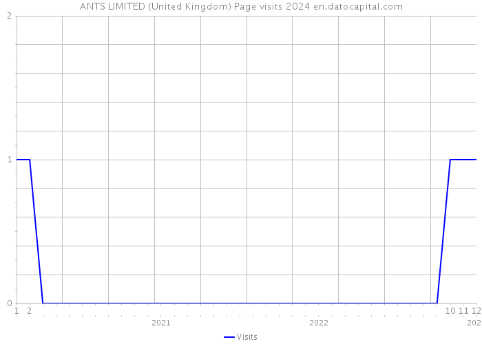 ANTS LIMITED (United Kingdom) Page visits 2024 