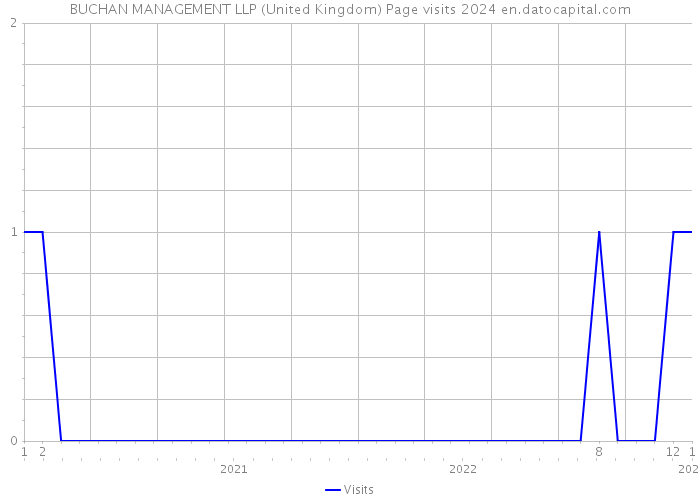 BUCHAN MANAGEMENT LLP (United Kingdom) Page visits 2024 