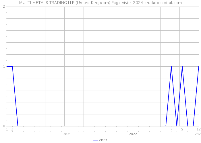MULTI METALS TRADING LLP (United Kingdom) Page visits 2024 