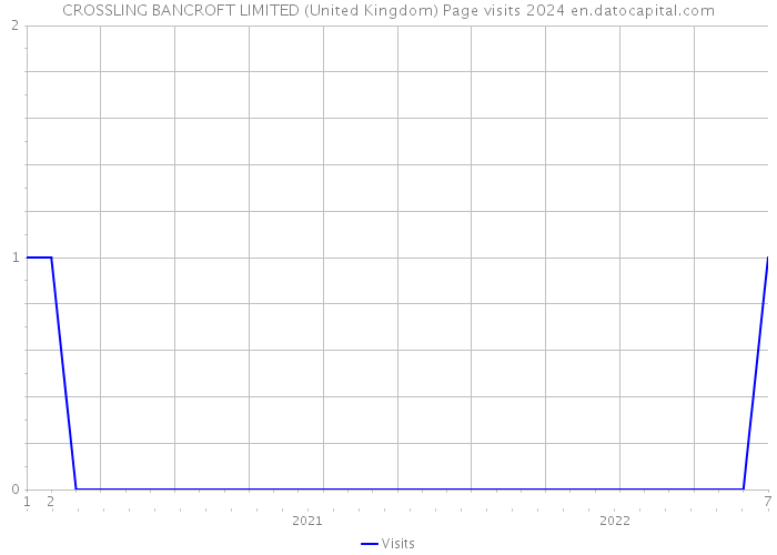 CROSSLING BANCROFT LIMITED (United Kingdom) Page visits 2024 