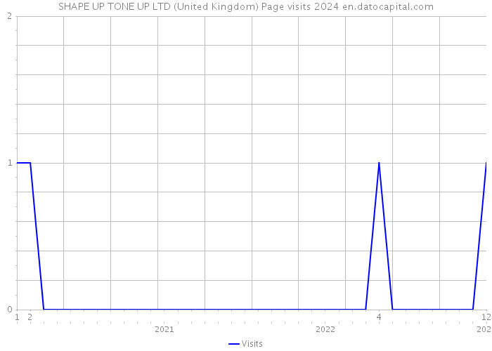 SHAPE UP TONE UP LTD (United Kingdom) Page visits 2024 