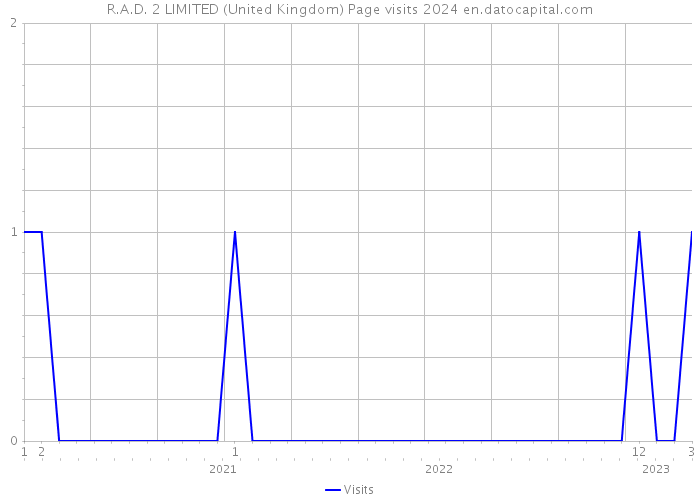 R.A.D. 2 LIMITED (United Kingdom) Page visits 2024 