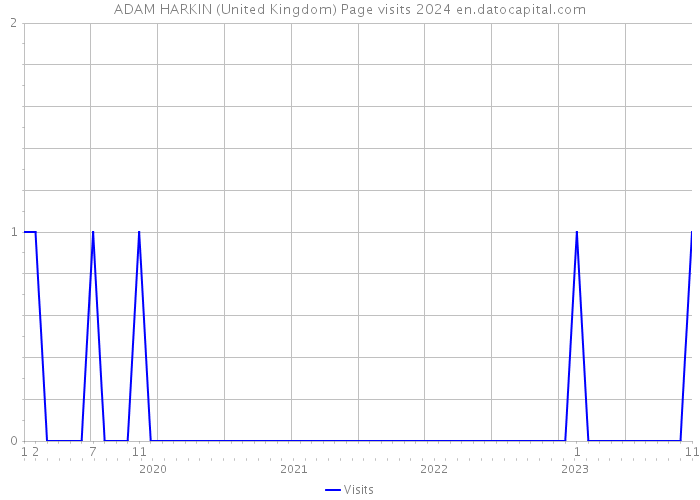 ADAM HARKIN (United Kingdom) Page visits 2024 