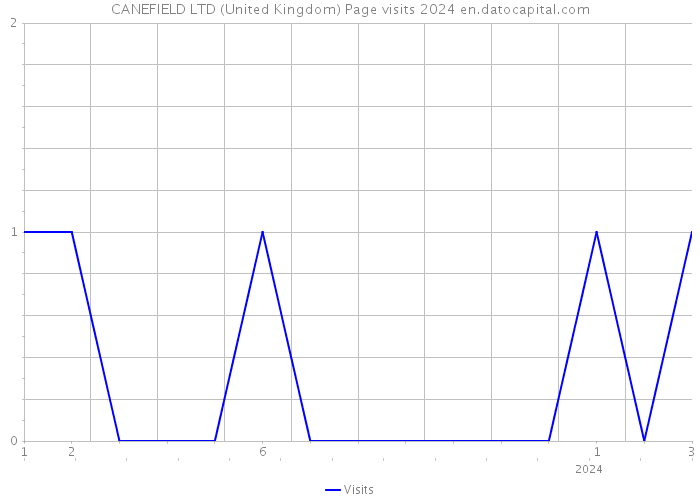 CANEFIELD LTD (United Kingdom) Page visits 2024 