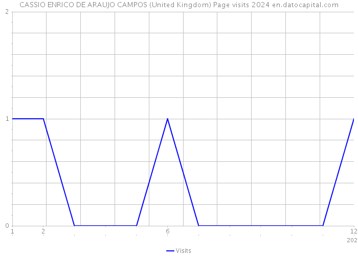 CASSIO ENRICO DE ARAUJO CAMPOS (United Kingdom) Page visits 2024 