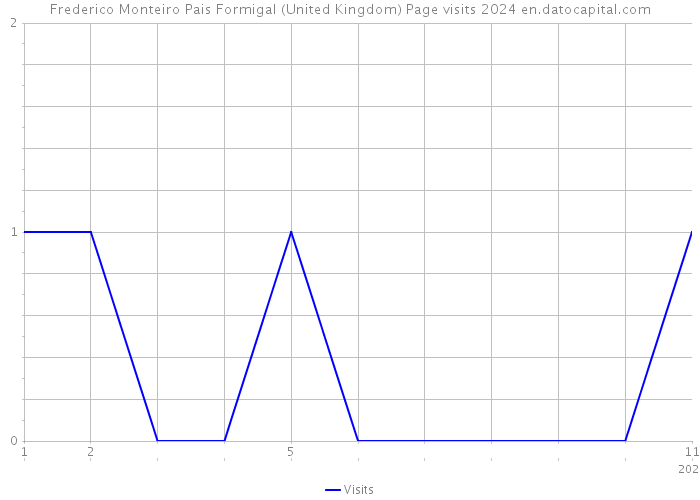 Frederico Monteiro Pais Formigal (United Kingdom) Page visits 2024 