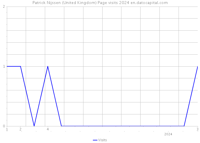 Patrick Nijssen (United Kingdom) Page visits 2024 