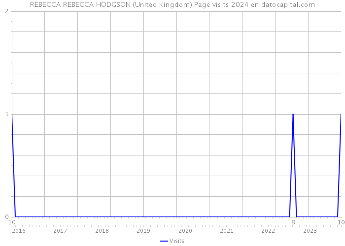 REBECCA REBECCA HODGSON (United Kingdom) Page visits 2024 