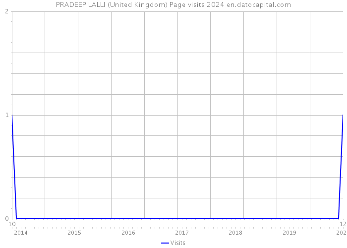 PRADEEP LALLI (United Kingdom) Page visits 2024 
