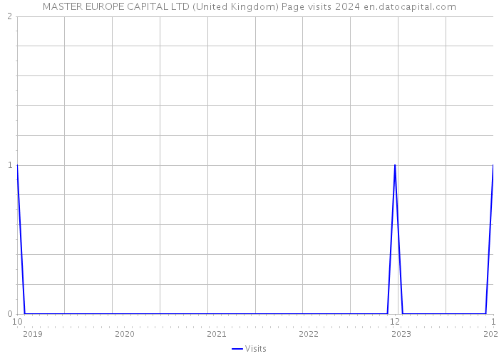 MASTER EUROPE CAPITAL LTD (United Kingdom) Page visits 2024 