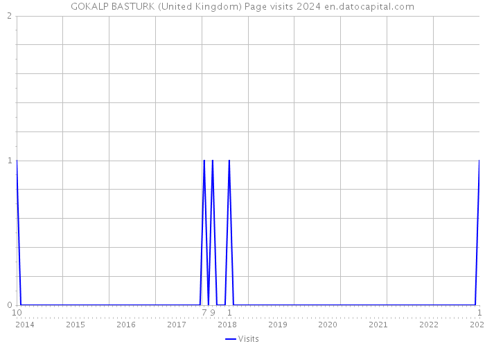GOKALP BASTURK (United Kingdom) Page visits 2024 