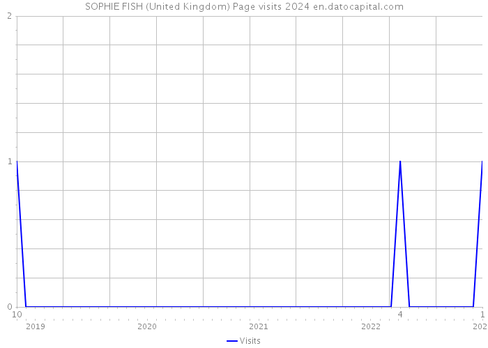 SOPHIE FISH (United Kingdom) Page visits 2024 