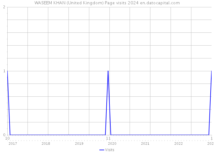 WASEEM KHAN (United Kingdom) Page visits 2024 