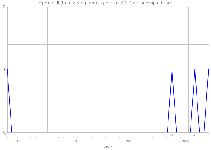 Aj Mulhall (United Kingdom) Page visits 2024 