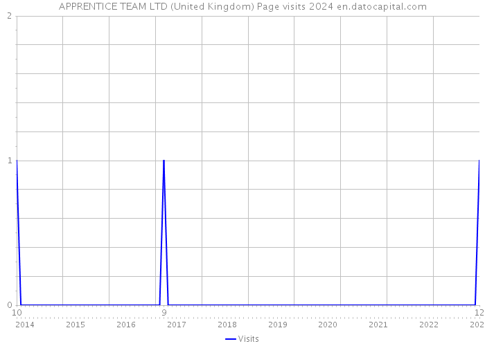 APPRENTICE TEAM LTD (United Kingdom) Page visits 2024 