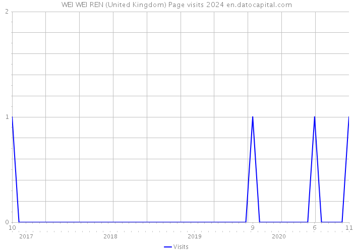 WEI WEI REN (United Kingdom) Page visits 2024 