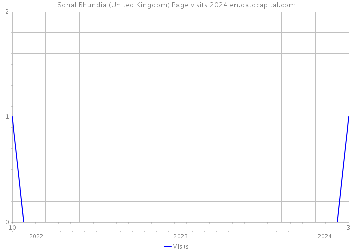 Sonal Bhundia (United Kingdom) Page visits 2024 