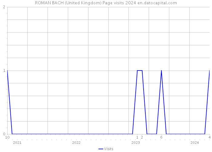ROMAN BACH (United Kingdom) Page visits 2024 