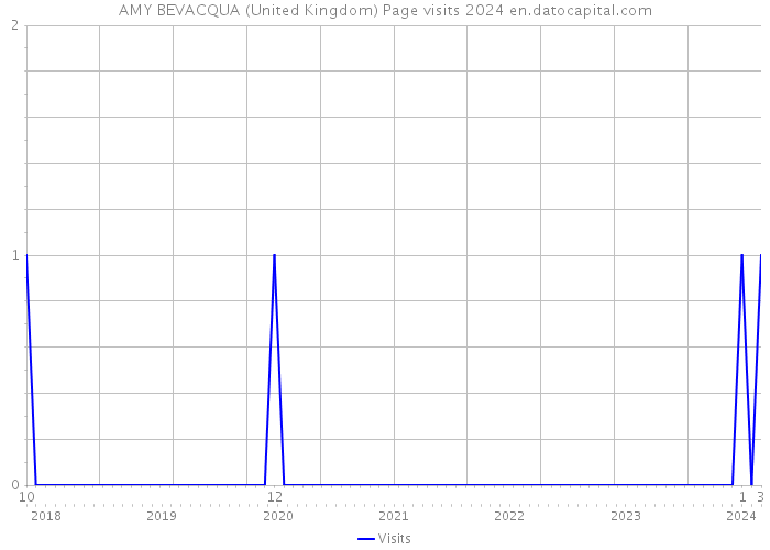 AMY BEVACQUA (United Kingdom) Page visits 2024 