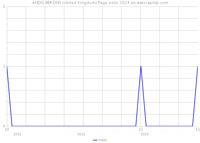 ANDIS BERZINS (United Kingdom) Page visits 2024 