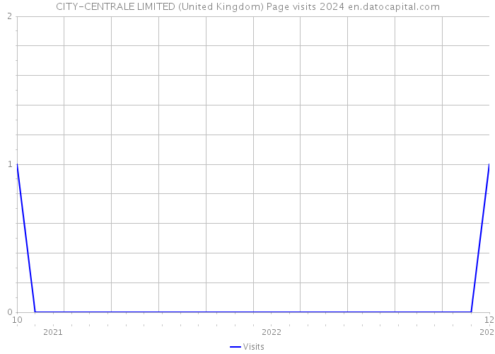 CITY-CENTRALE LIMITED (United Kingdom) Page visits 2024 