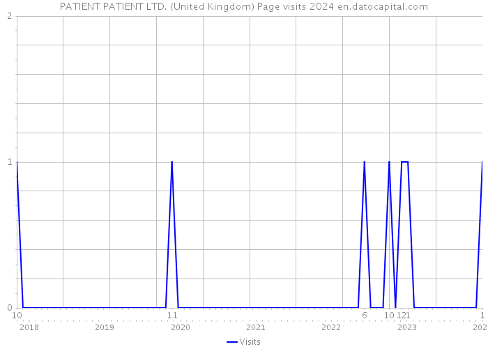 PATIENT PATIENT LTD. (United Kingdom) Page visits 2024 