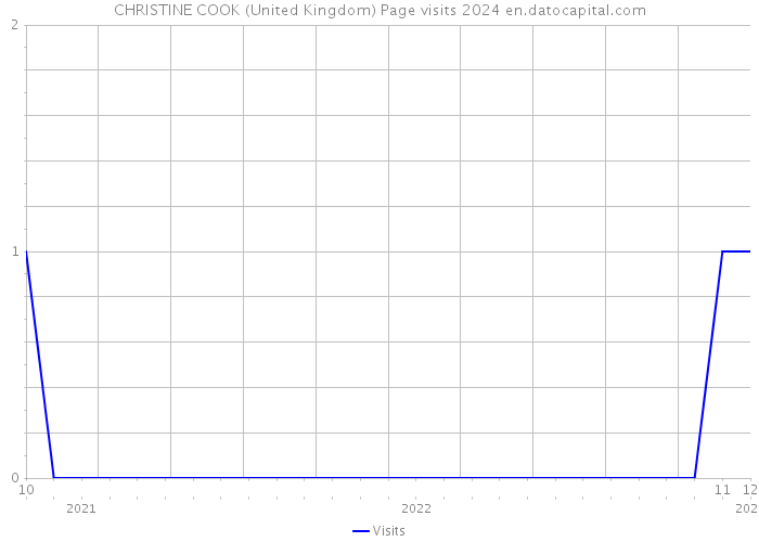 CHRISTINE COOK (United Kingdom) Page visits 2024 