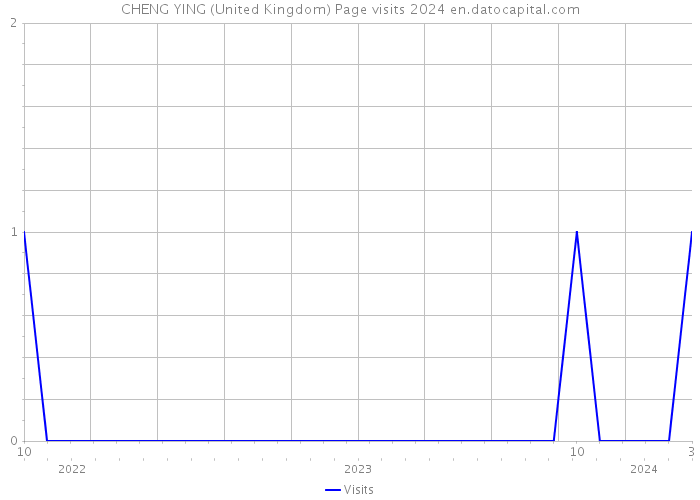 CHENG YING (United Kingdom) Page visits 2024 