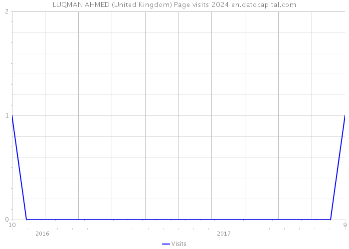 LUQMAN AHMED (United Kingdom) Page visits 2024 