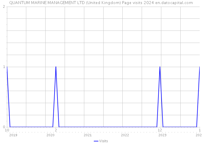 QUANTUM MARINE MANAGEMENT LTD (United Kingdom) Page visits 2024 