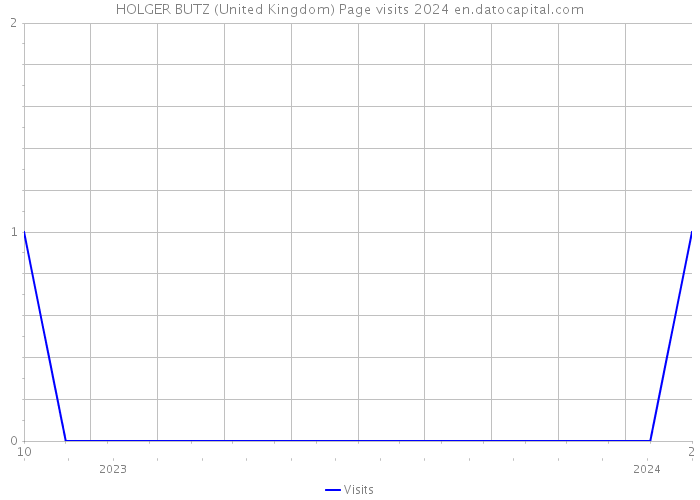 HOLGER BUTZ (United Kingdom) Page visits 2024 