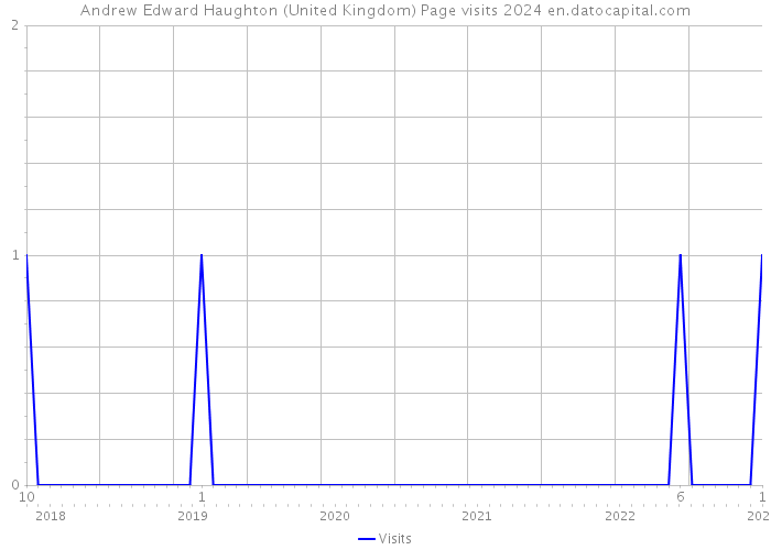 Andrew Edward Haughton (United Kingdom) Page visits 2024 