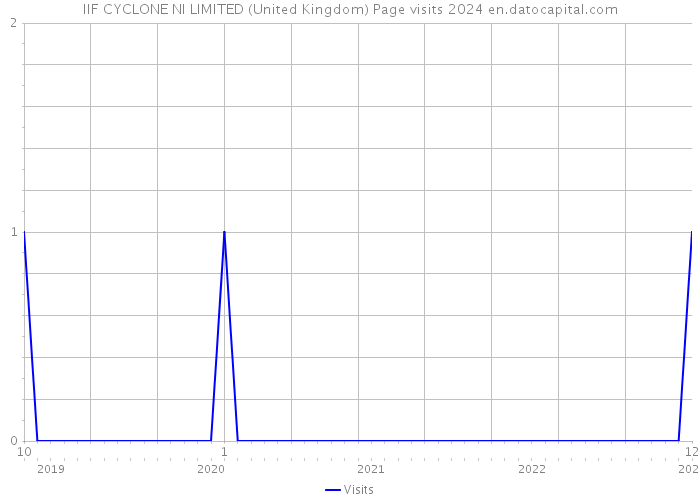 IIF CYCLONE NI LIMITED (United Kingdom) Page visits 2024 