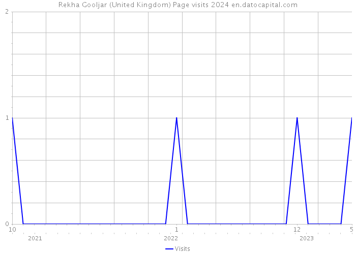Rekha Gooljar (United Kingdom) Page visits 2024 