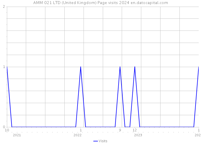 AMM 021 LTD (United Kingdom) Page visits 2024 
