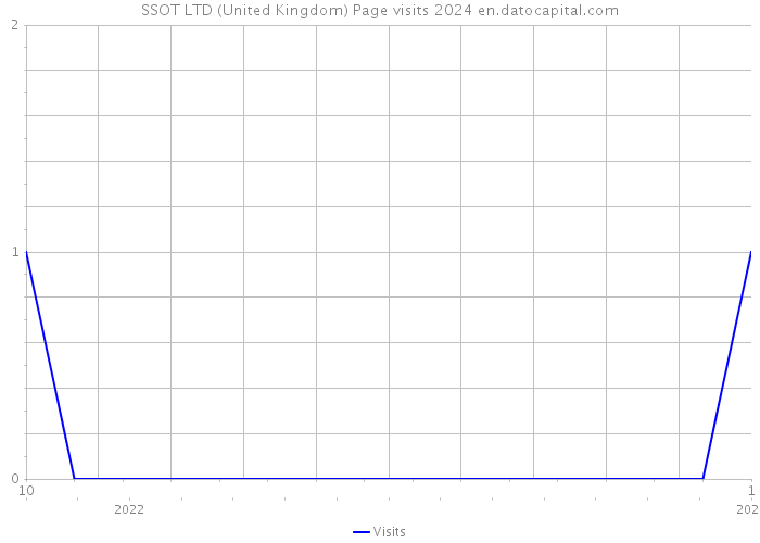 SSOT LTD (United Kingdom) Page visits 2024 